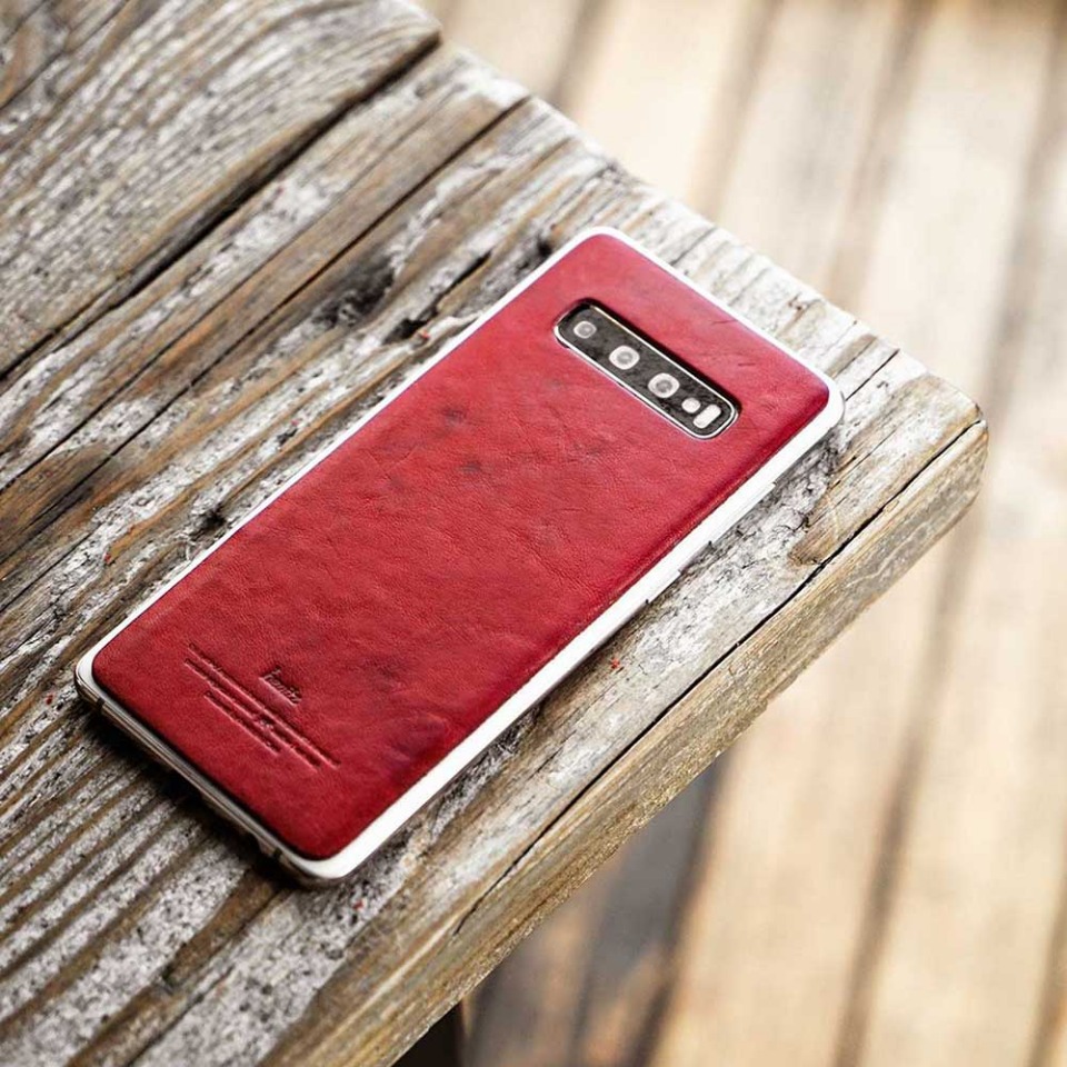 가죽공방 헤비츠 : Hevitz 3786 스마트폰 레더스킨 갤럭시 S10+Smartphone Leather Skin for Galaxy S10+