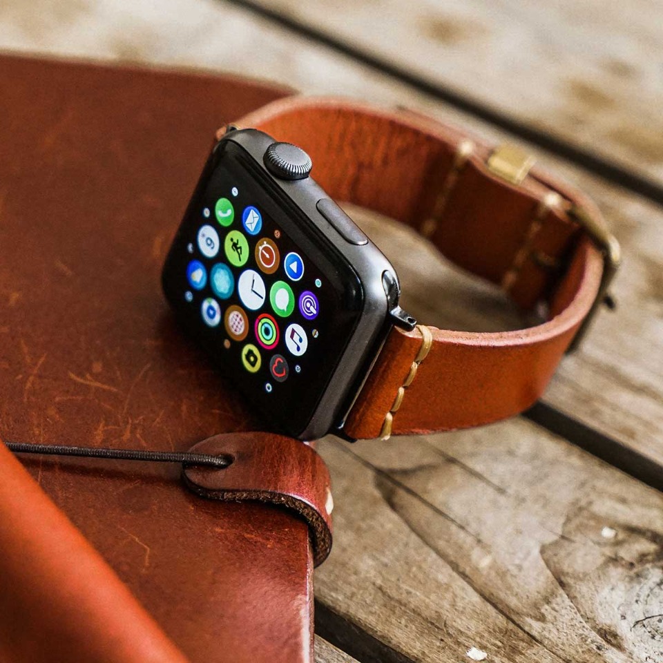 가죽공방 헤비츠 : Hevitz 3723 애플워치 스트랩(베지터블 레더)Apple Watch Strap VL